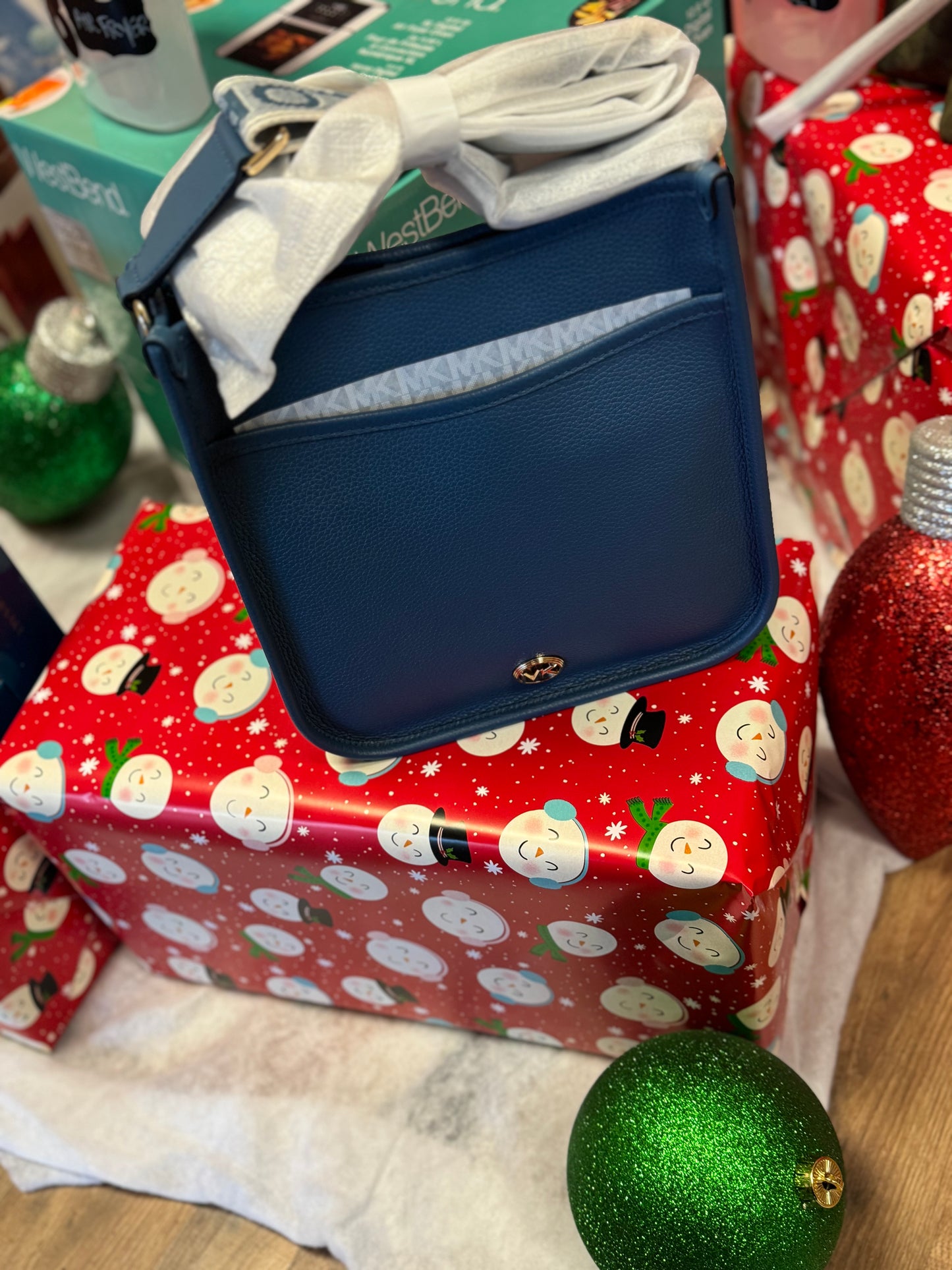 12 Gifts Of Christmas - Blue MK Crossbody